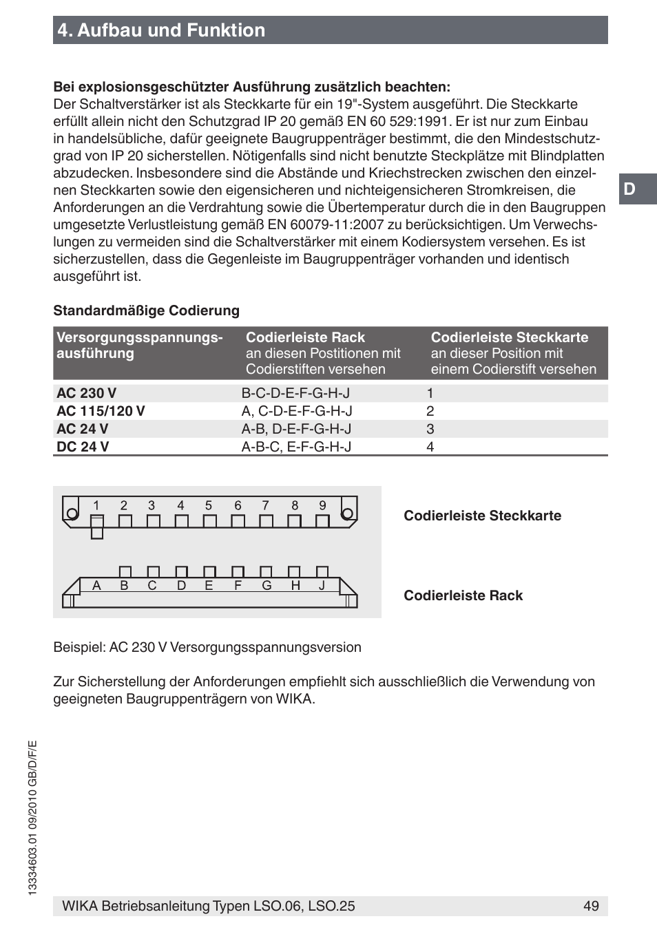 Aufbau und funktion | WIKA LSO.25 User Manual | Page 49 / 132