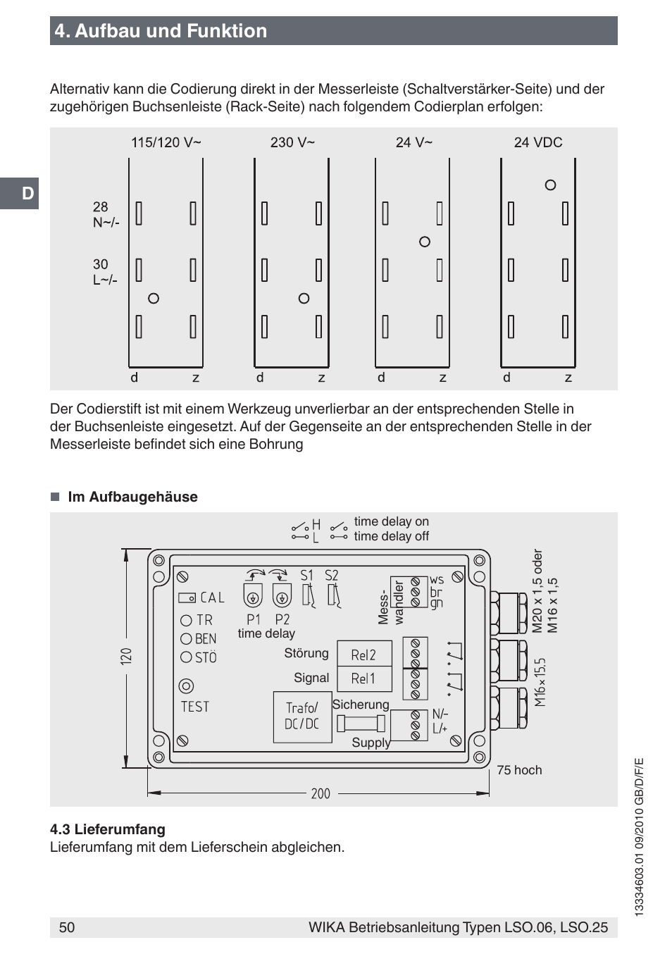 Aufbau und funktion | WIKA LSO.25 User Manual | Page 50 / 132