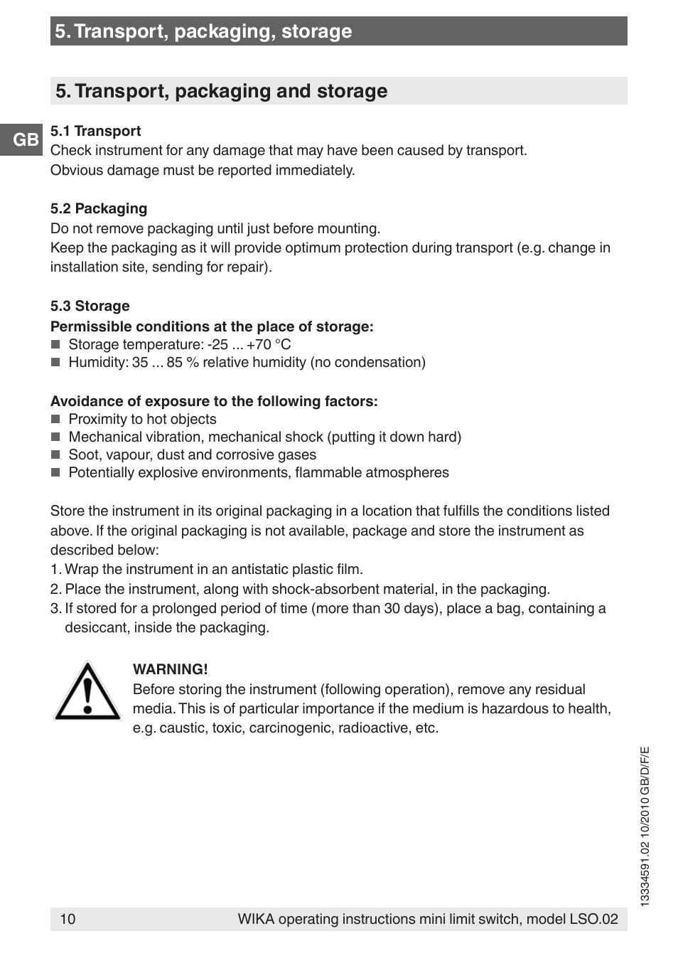 WIKA OLS-C20 User Manual | Page 10 / 60