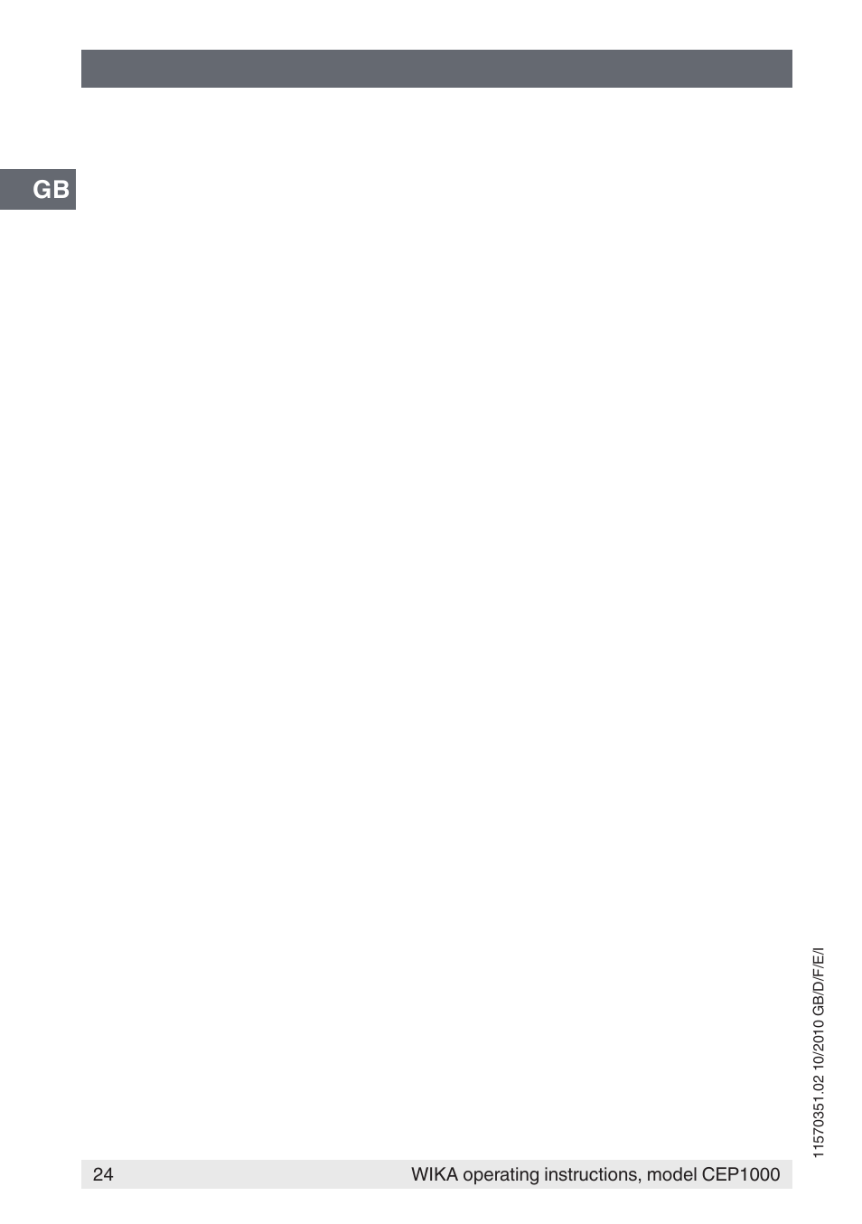 WIKA CEP1000 User Manual | Page 24 / 112