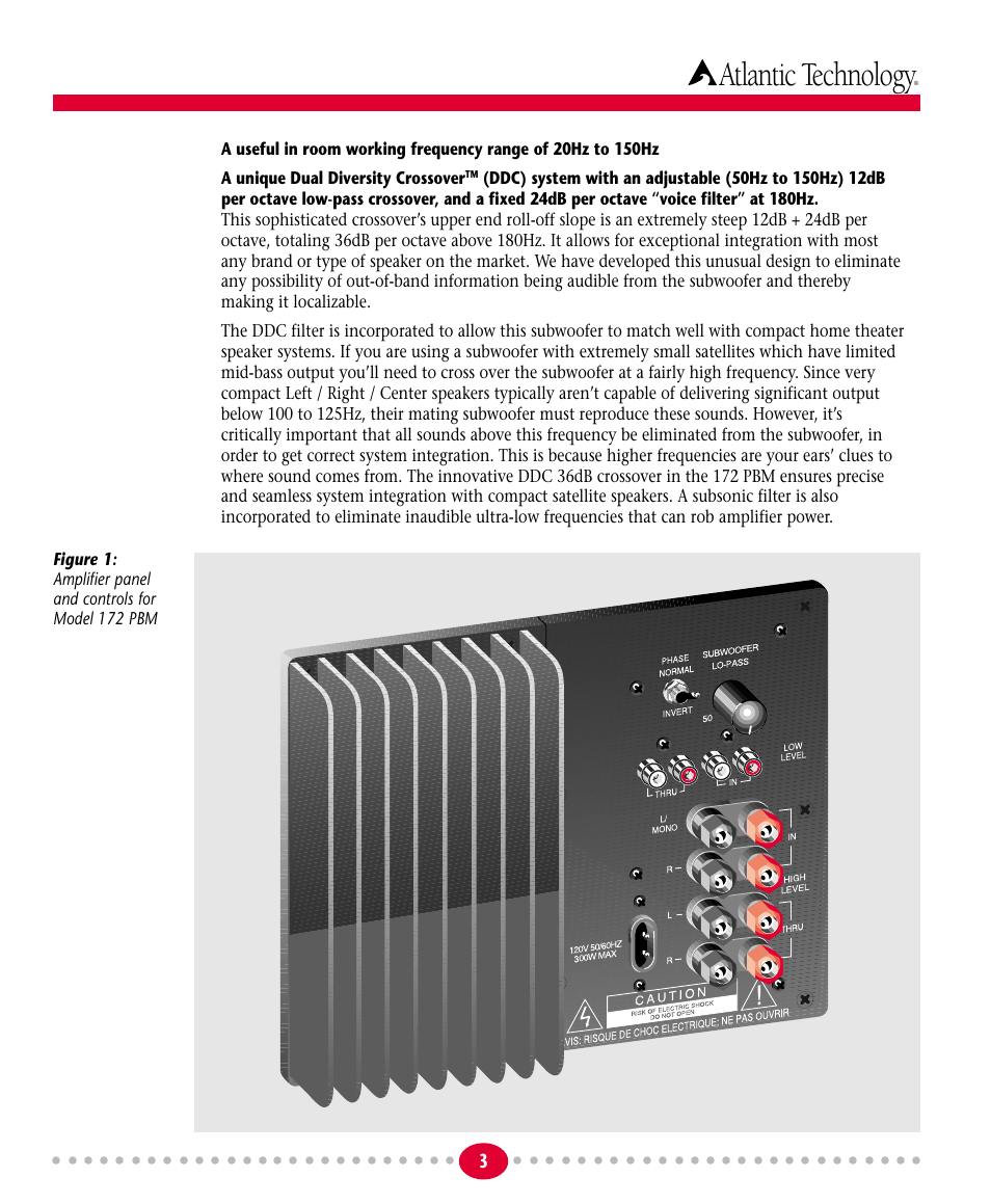 Atlantic technology | Atlantic Technology 172 PBM User Manual | Page 3 / 12