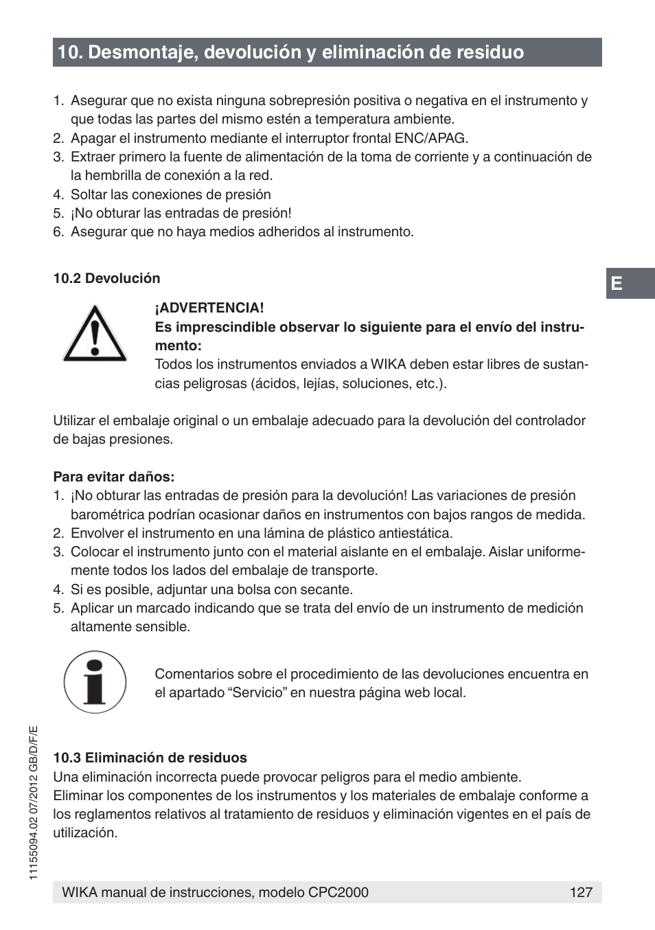 WIKA CPC2000 User Manual | Page 127 / 132