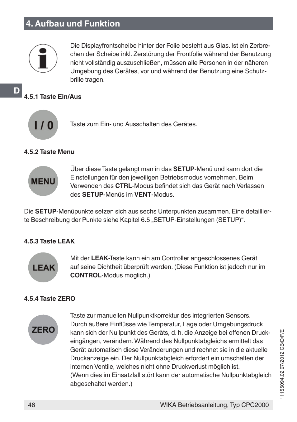 D4. aufbau und funktion | WIKA CPC2000 User Manual | Page 46 / 132