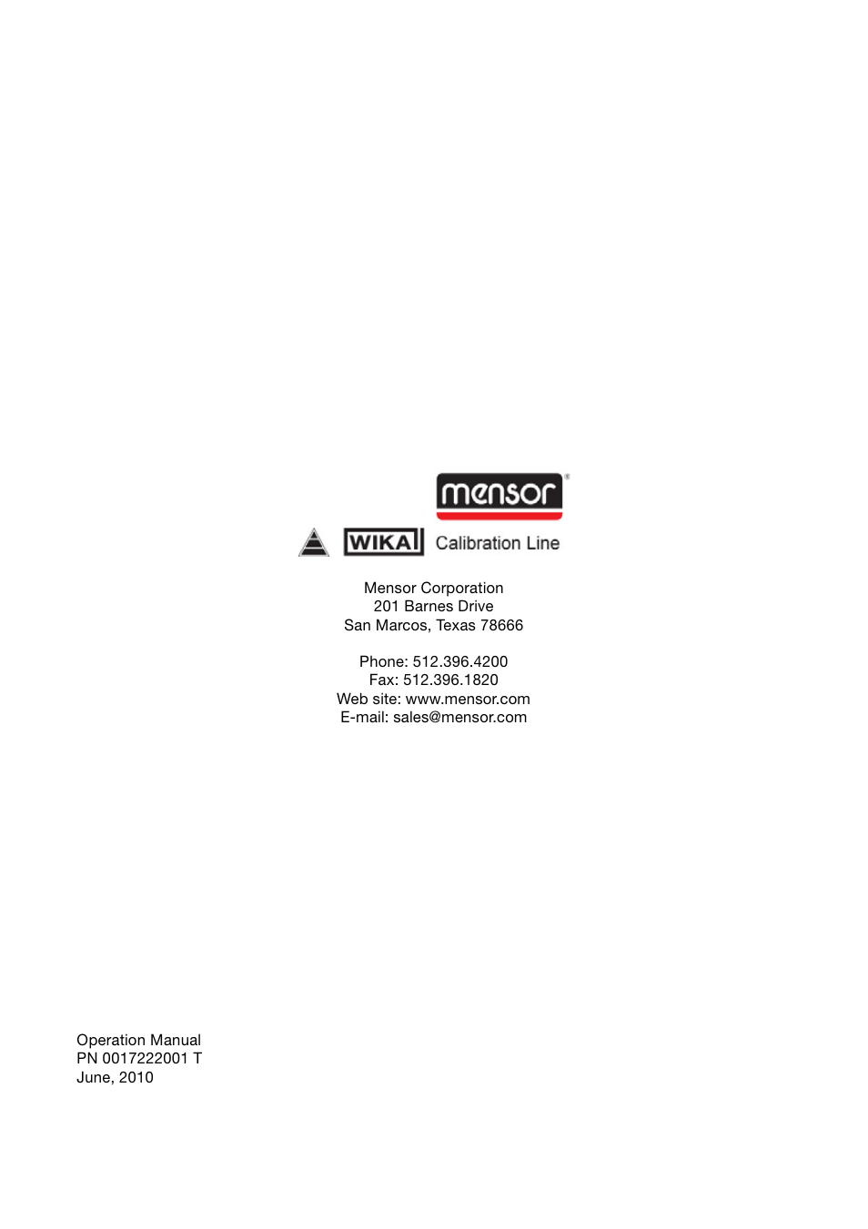 WIKA CPC6000 User Manual | Page 104 / 104
