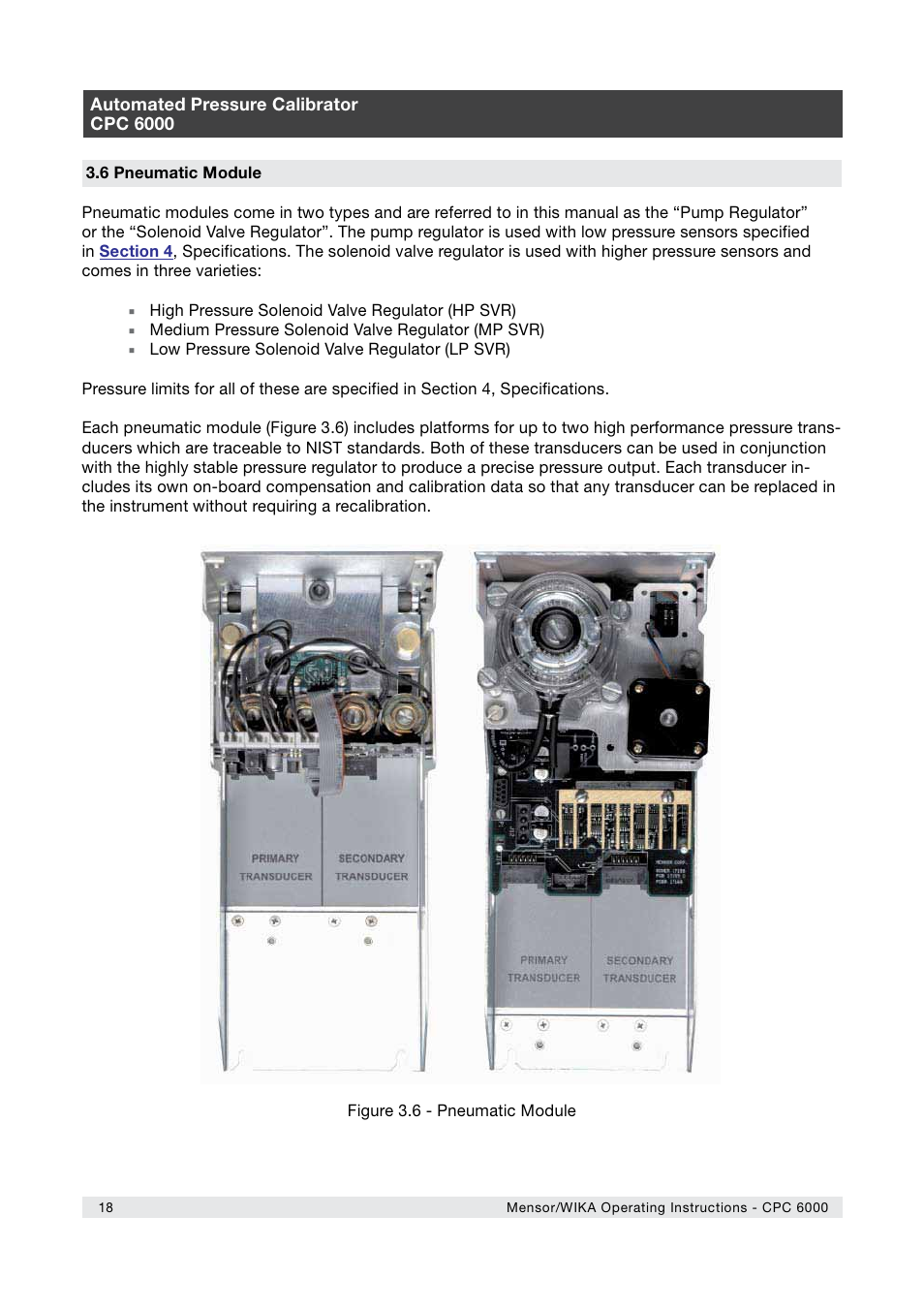WIKA CPC6000 User Manual | Page 18 / 104