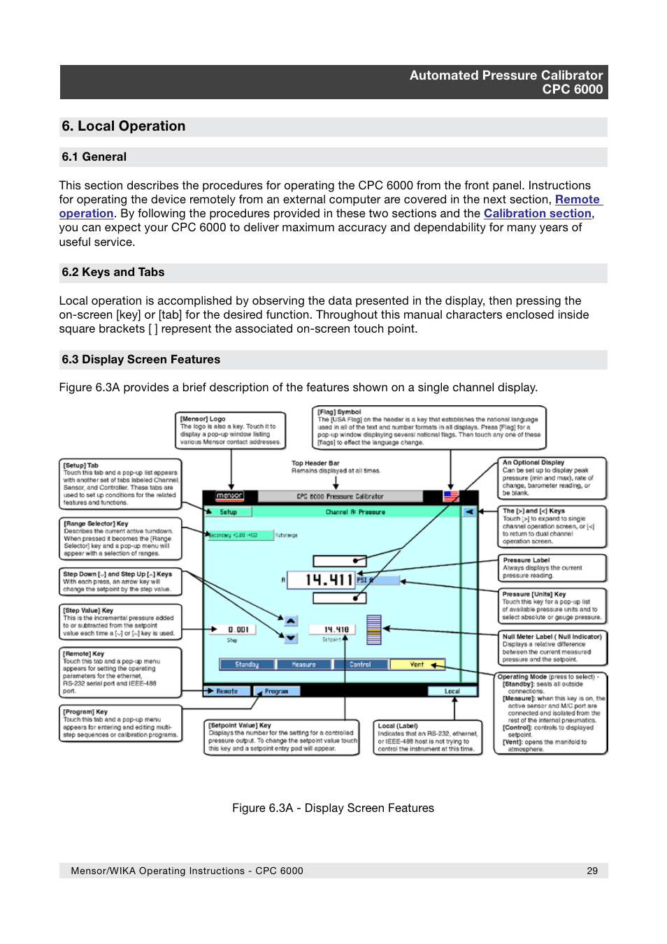 WIKA CPC6000 User Manual | Page 29 / 104