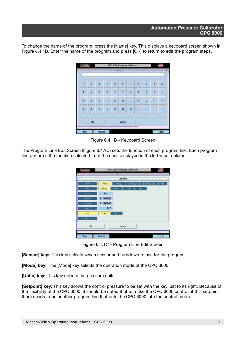 WIKA CPC6000 User Manual | Page 37 / 104