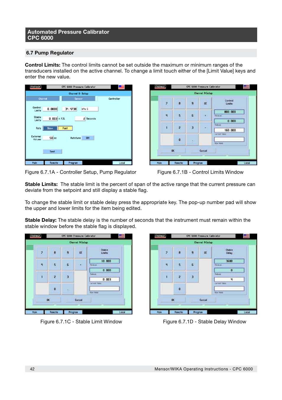WIKA CPC6000 User Manual | Page 42 / 104