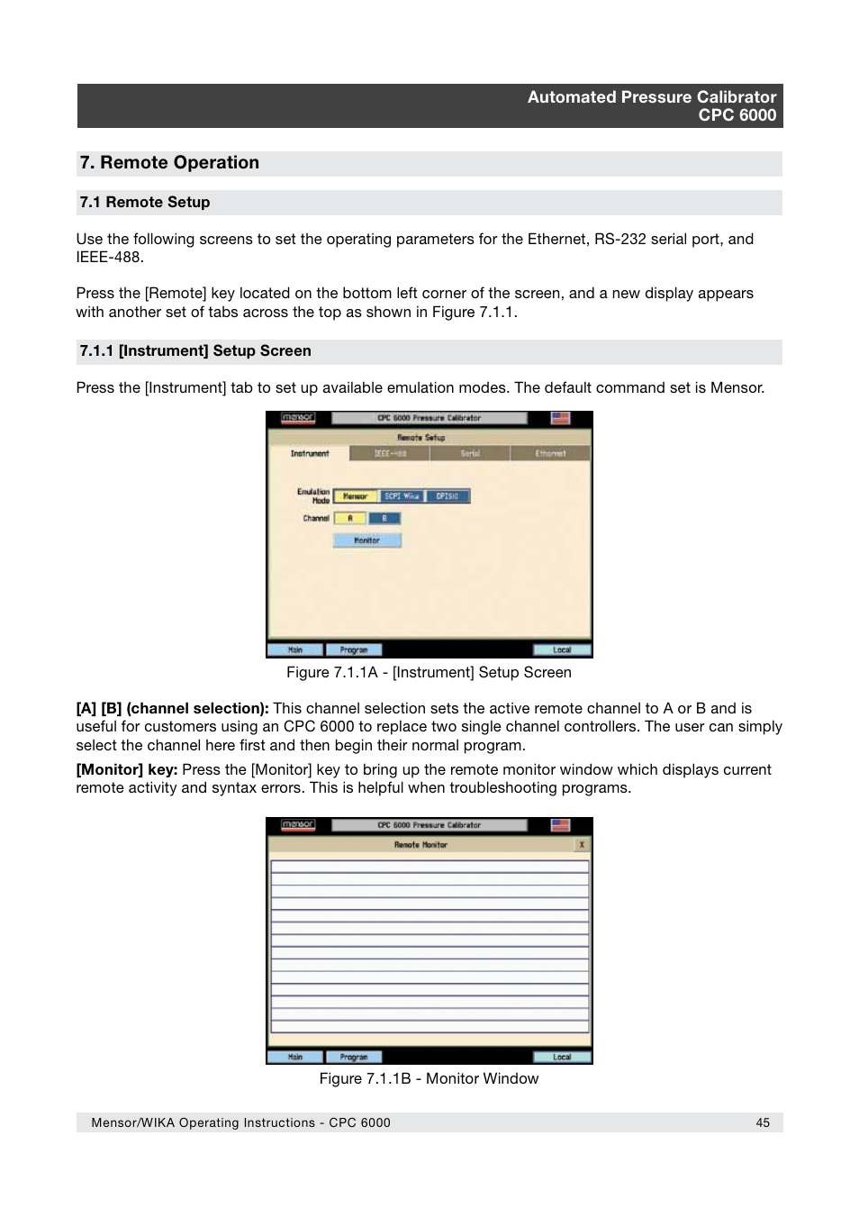 WIKA CPC6000 User Manual | Page 45 / 104
