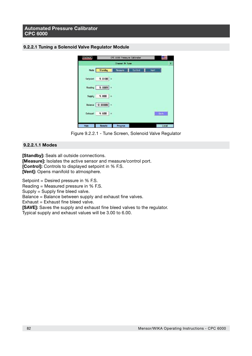 WIKA CPC6000 User Manual | Page 82 / 104