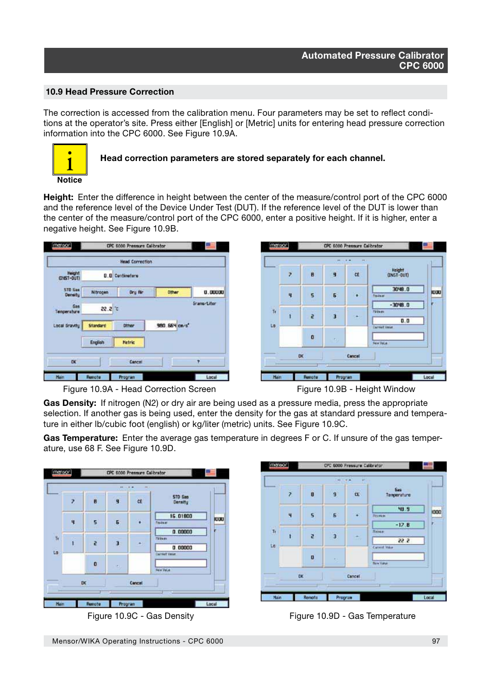 WIKA CPC6000 User Manual | Page 97 / 104