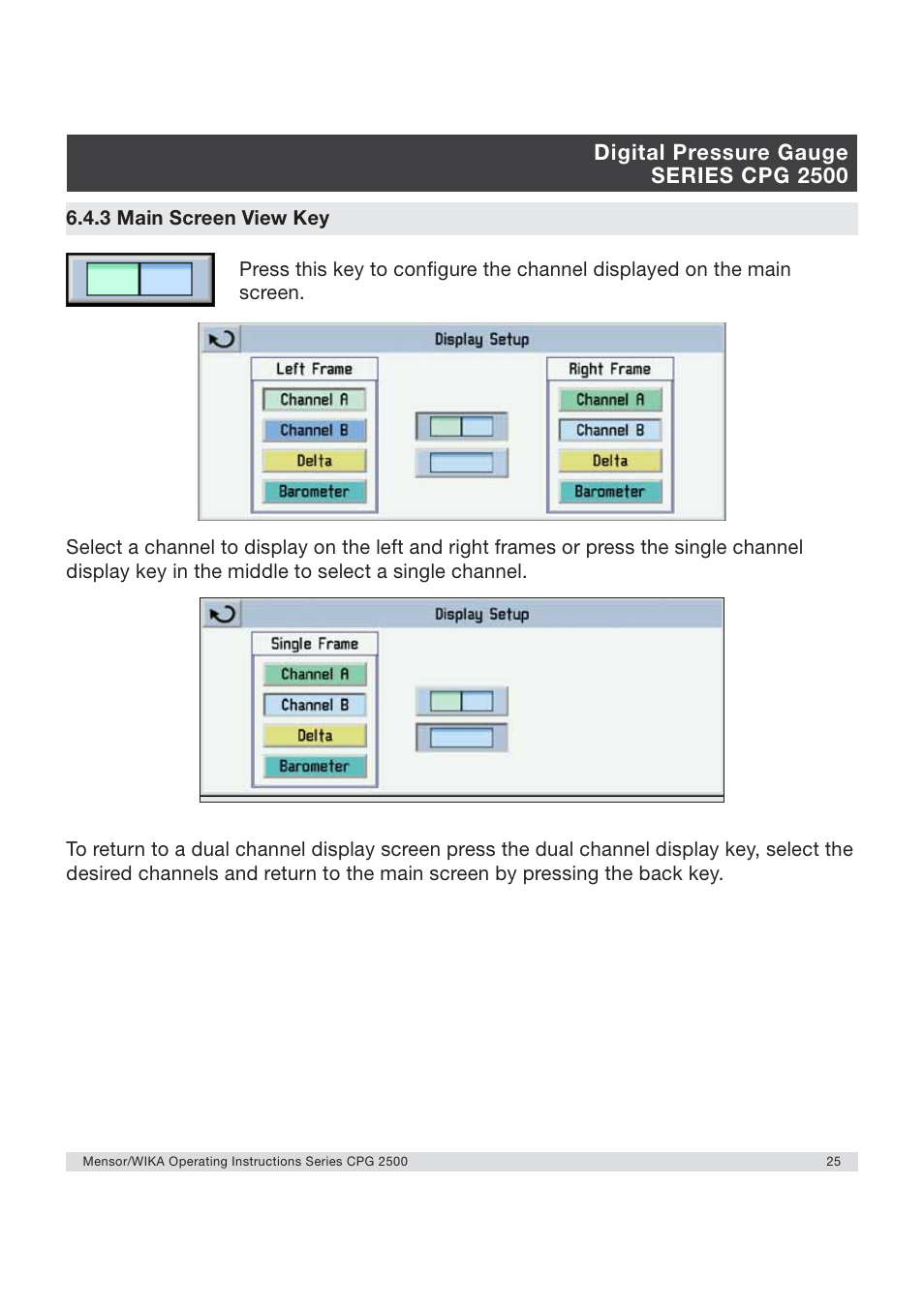 WIKA CPG2500 User Manual | Page 25 / 88