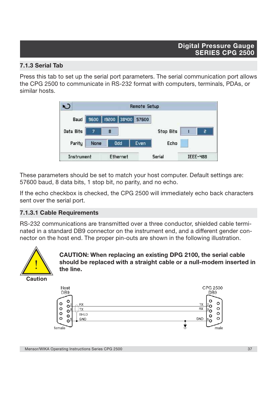 WIKA CPG2500 User Manual | Page 37 / 88