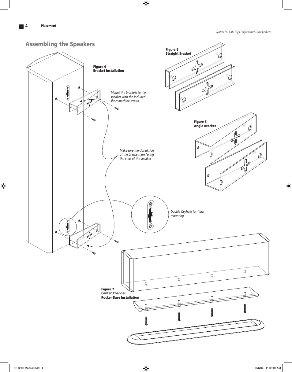 Assembling the speakers | Atlantic Technology High Performance Loudspeaker Components FS-3200 User Manual | Page 4 / 12