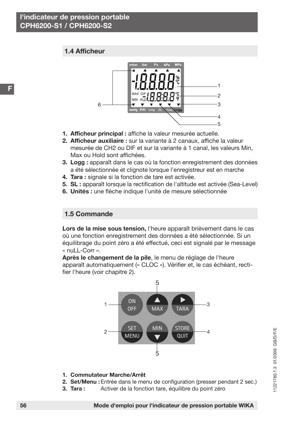 WIKA CPH6200 User Manual | Page 56 / 100