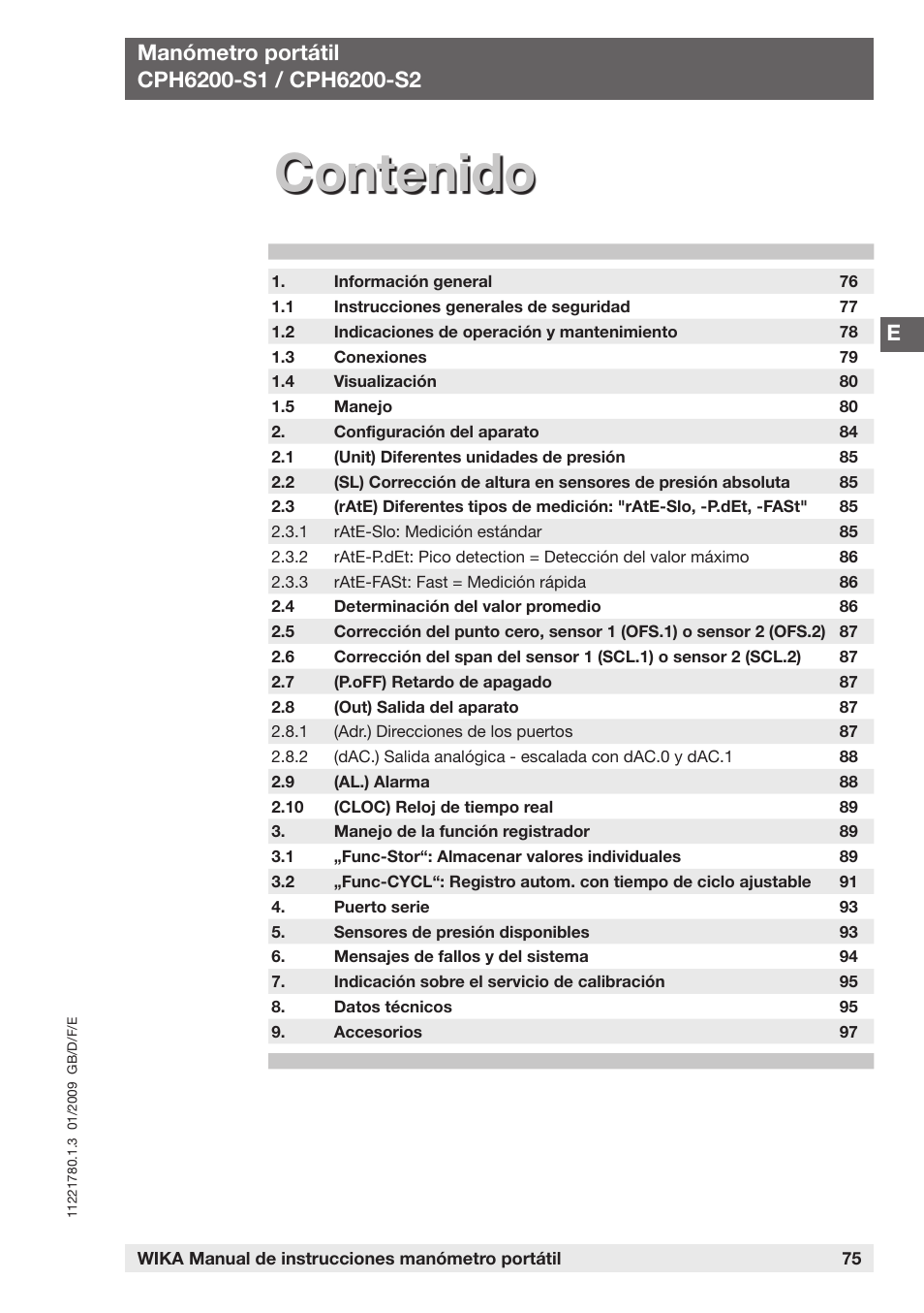 WIKA CPH6200 User Manual | Page 75 / 100