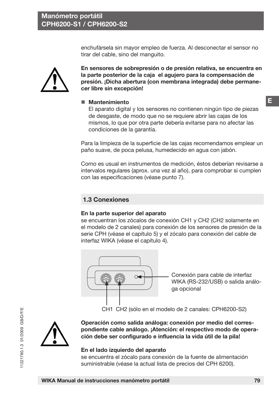 WIKA CPH6200 User Manual | Page 79 / 100