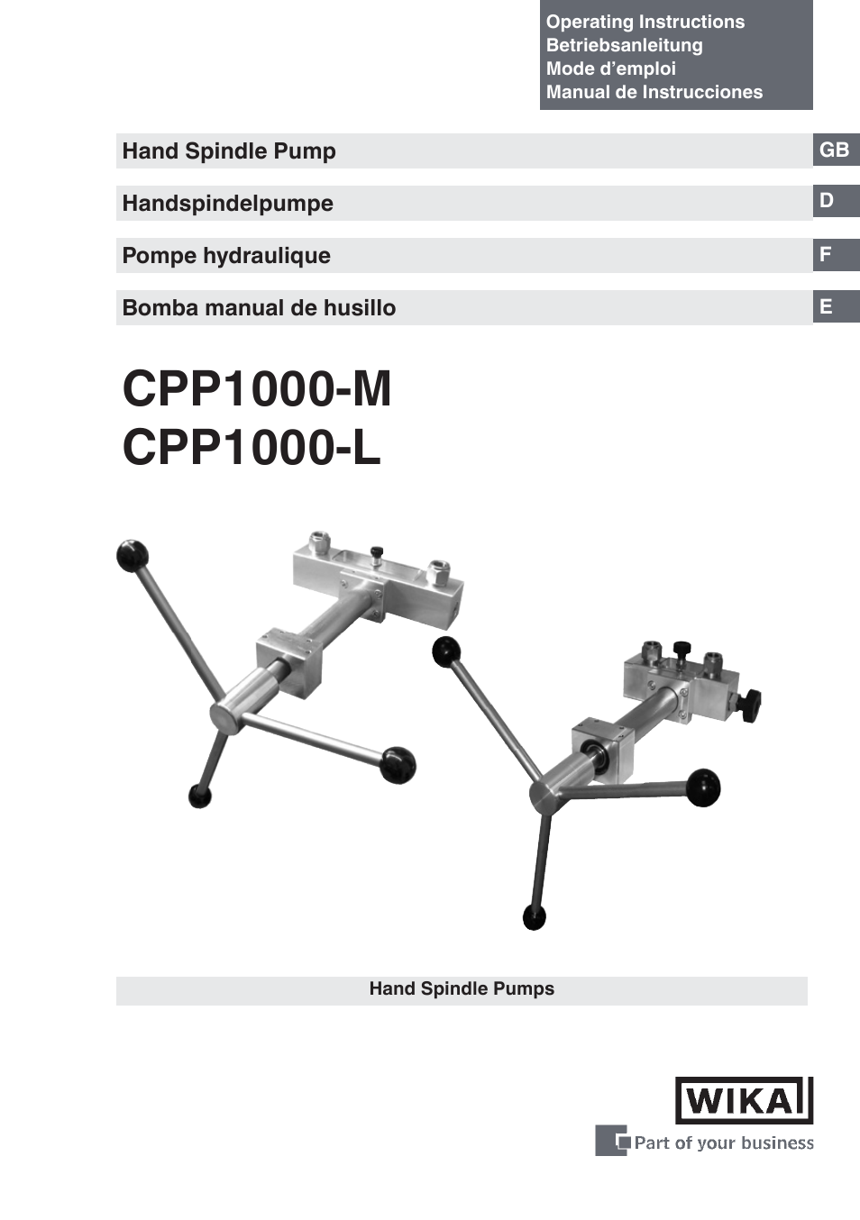 WIKA CPP1600-X User Manual | 84 pages