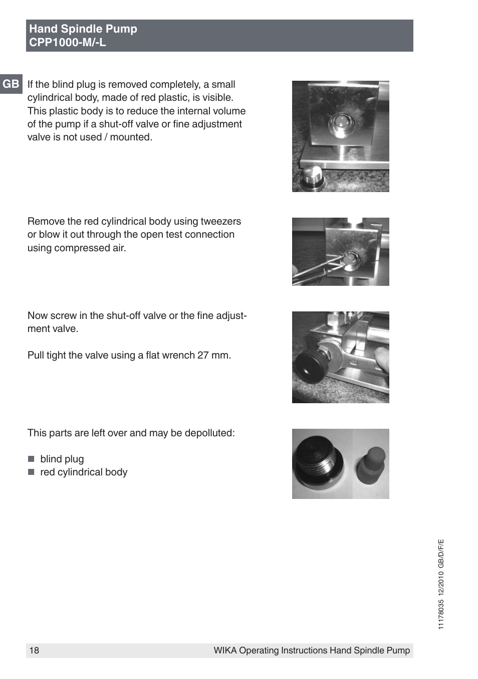 WIKA CPP1600-X User Manual | Page 18 / 84
