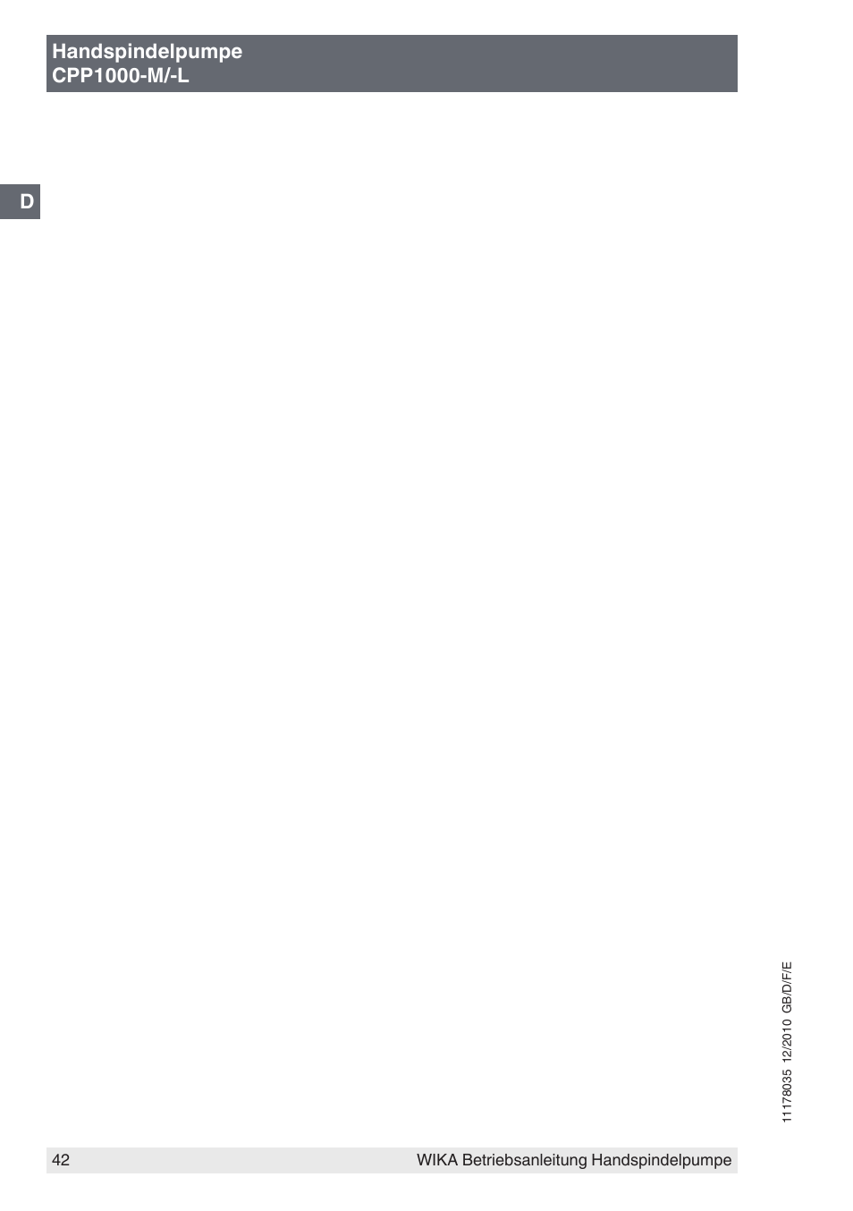 WIKA CPP1600-X User Manual | Page 42 / 84