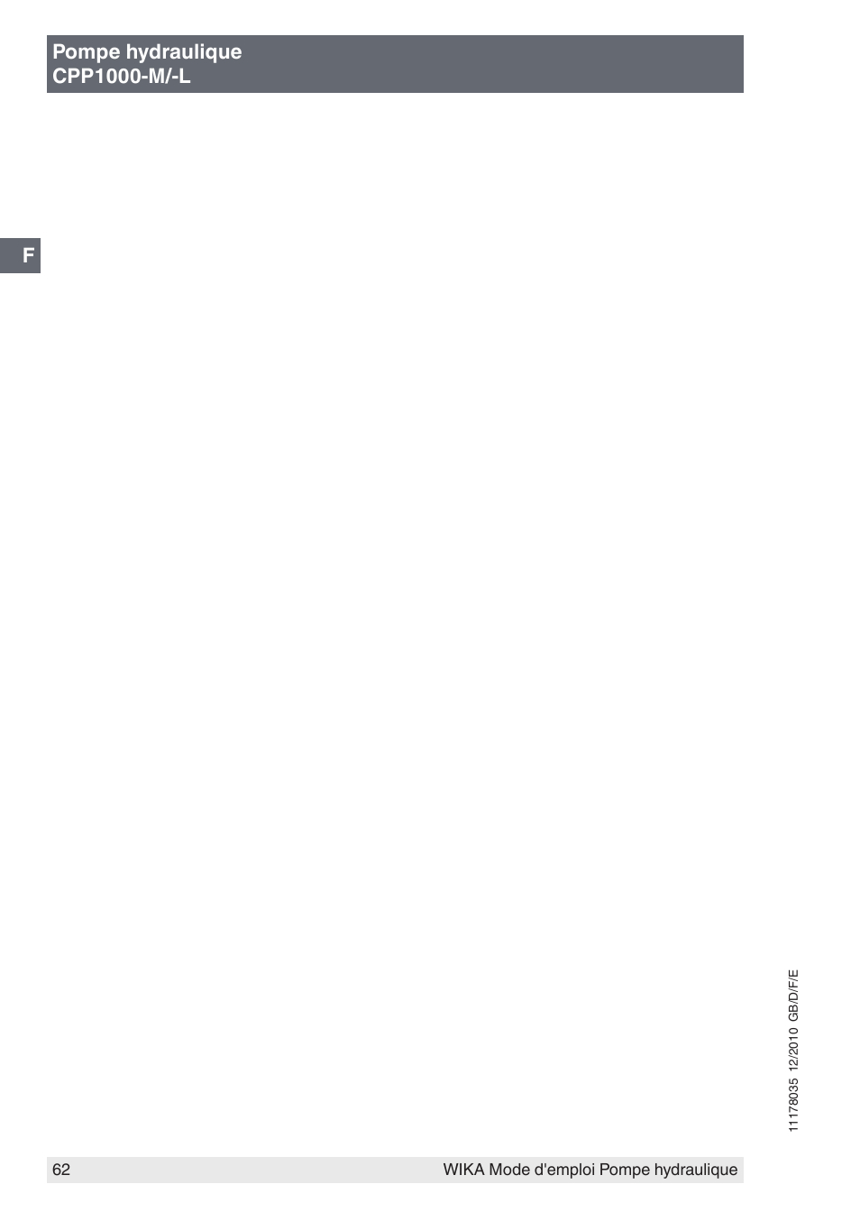 WIKA CPP1600-X User Manual | Page 62 / 84