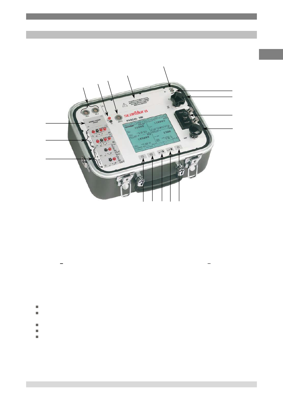 Commissioning, operation, Commissioning, 1 instrument overview 6.1.2 functional modules | Gb 6 commissioning, operation | WIKA Pascal 100 User Manual | Page 17 / 93