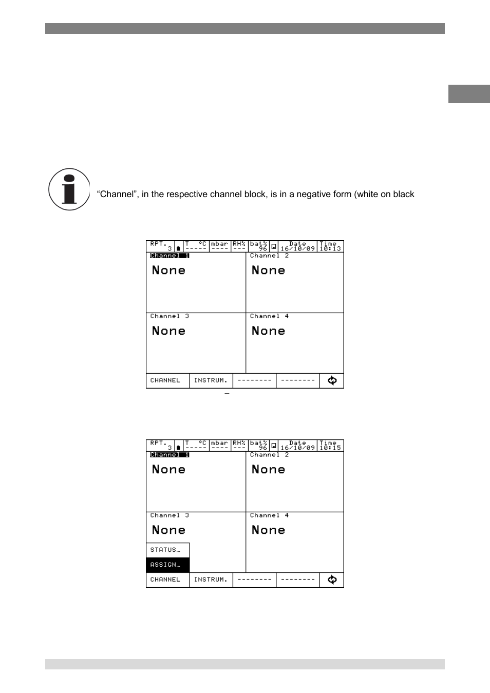 1 channel configuration | WIKA Pascal 100 User Manual | Page 31 / 93