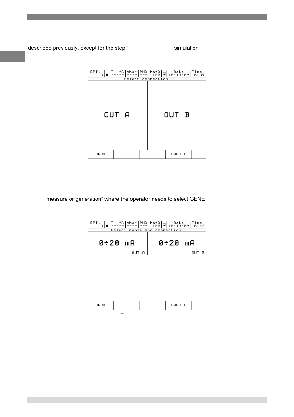 Temperature simulation, Electrical parameter generation | WIKA Pascal 100 User Manual | Page 50 / 93