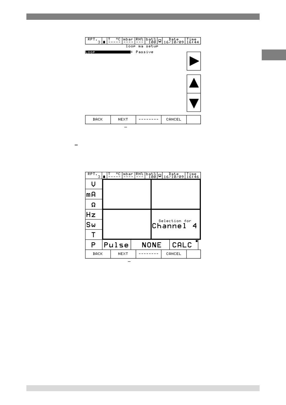 Channel 4, Mathematic functions | WIKA Pascal 100 User Manual | Page 51 / 93