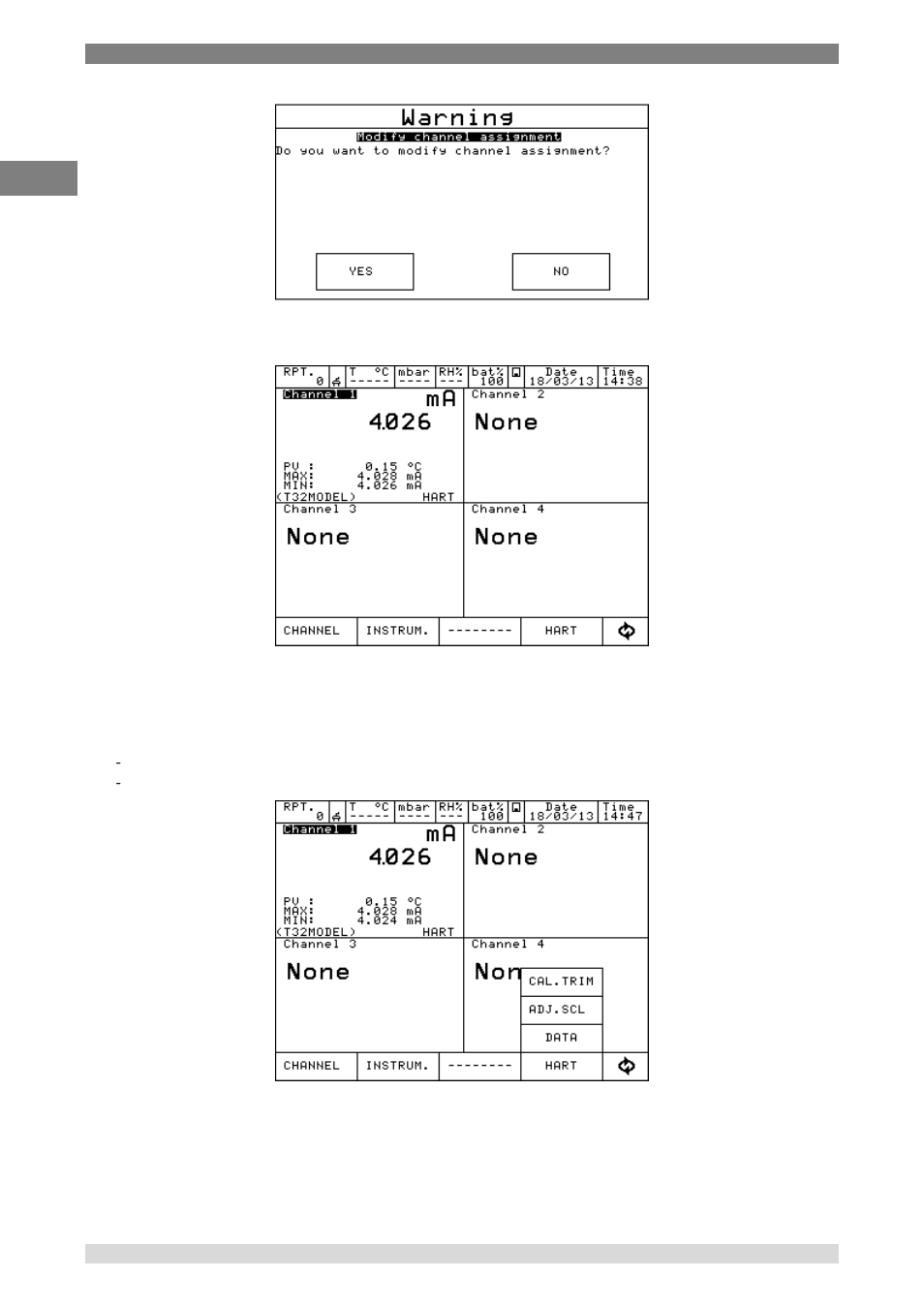 Hart trimmer calibration | WIKA Pascal 100 User Manual | Page 58 / 93