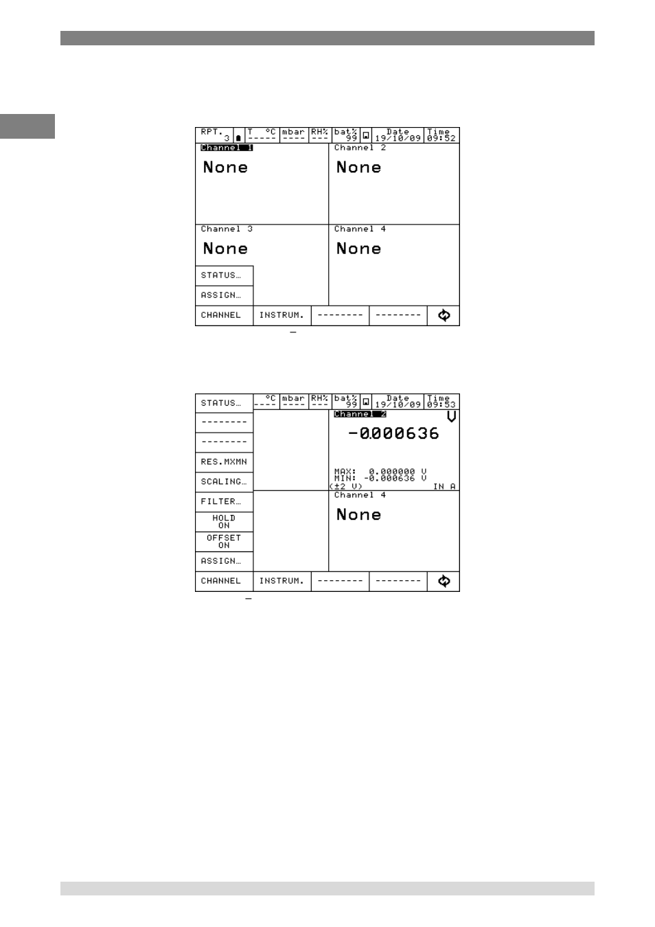 1 channel menu | WIKA Pascal 100 User Manual | Page 62 / 93