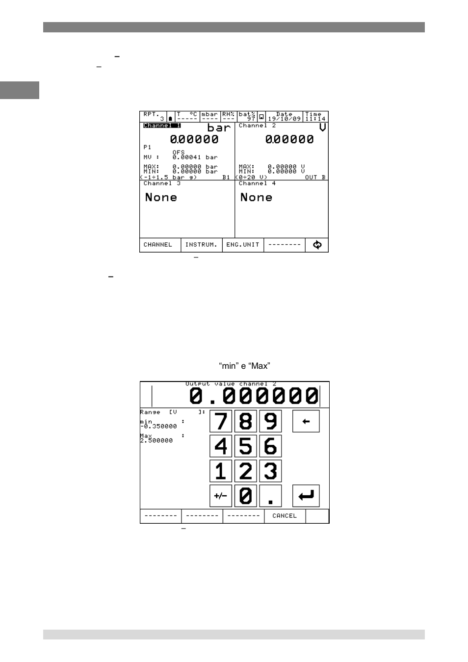 Offset on, Offset off, Inc. dec | Dec. dec, Chg. out | WIKA Pascal ET User Manual | Page 70 / 88