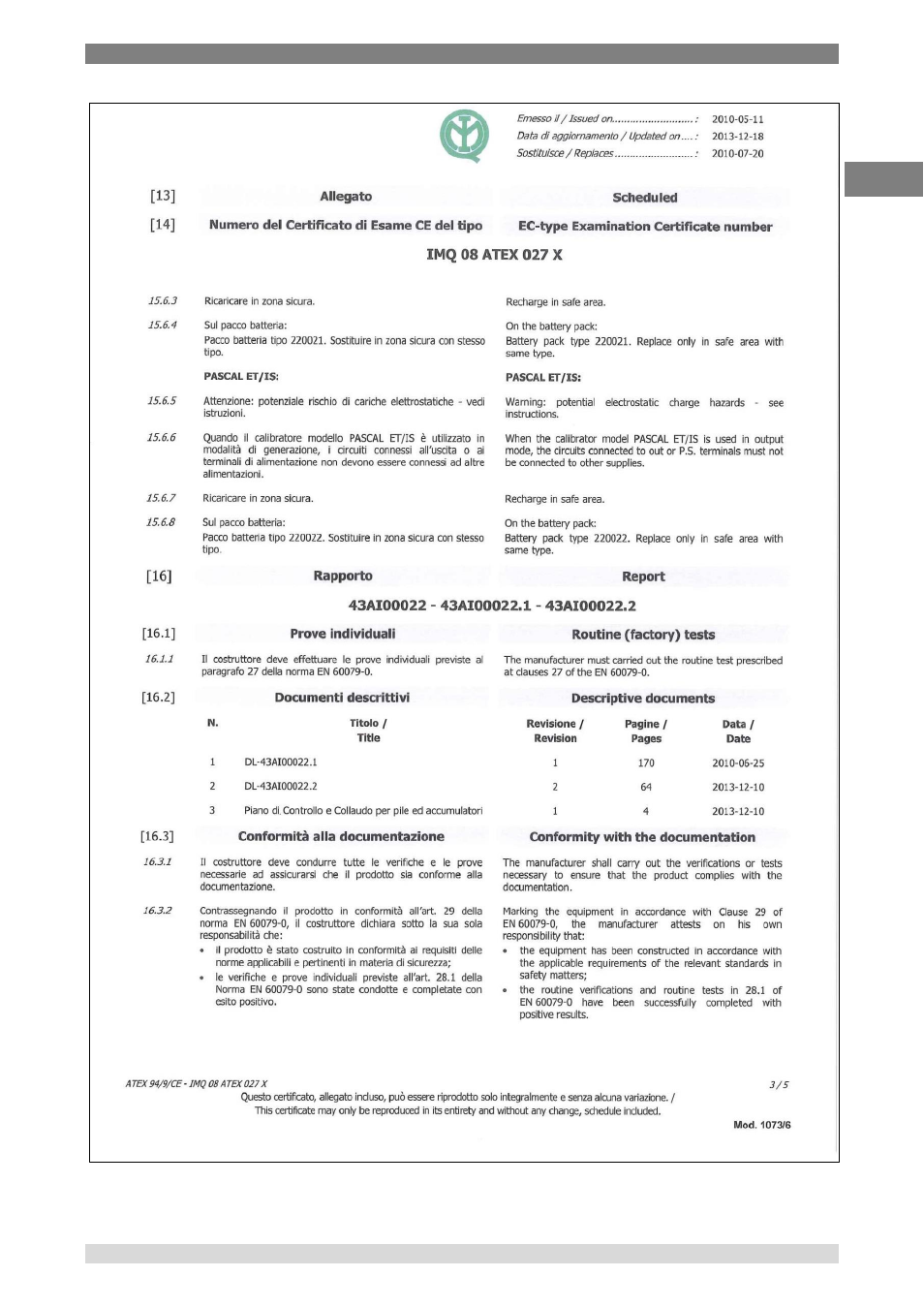 WIKA Pascal ET User Manual | Page 85 / 88