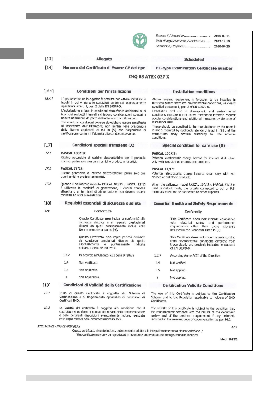 WIKA Pascal ET User Manual | Page 86 / 88