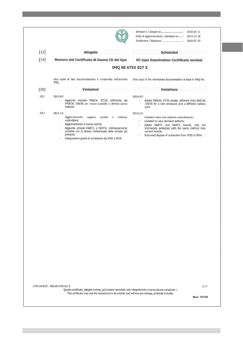 WIKA Pascal ET User Manual | Page 87 / 88