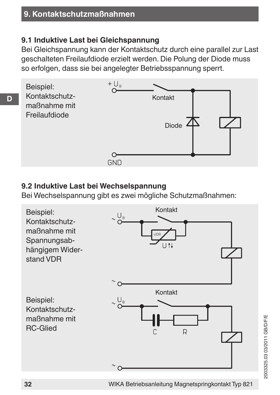 WIKA 851 User Manual | Page 32 / 68