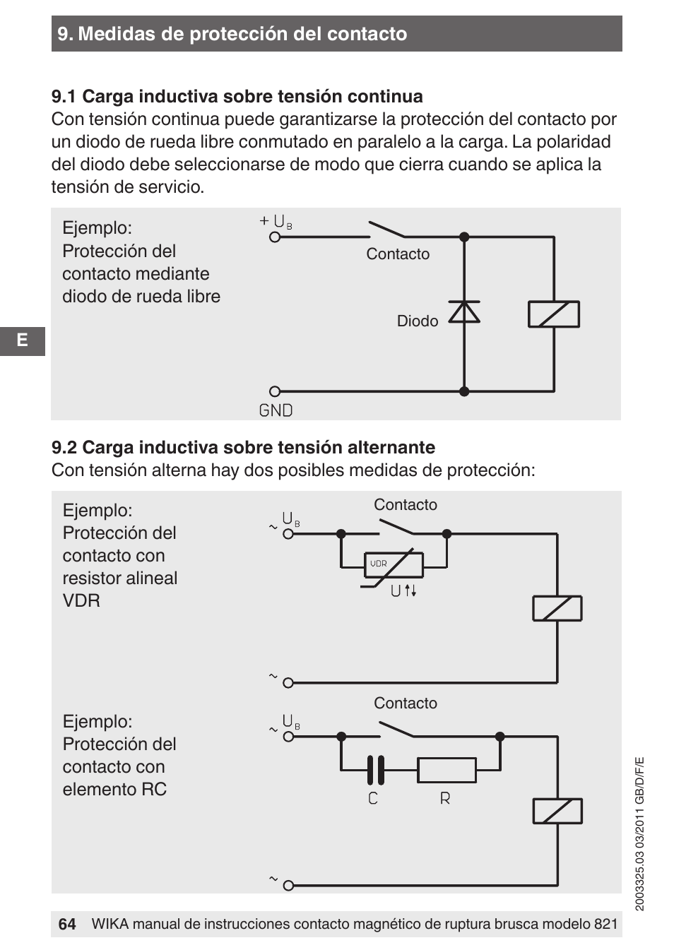 WIKA 851 User Manual | Page 64 / 68