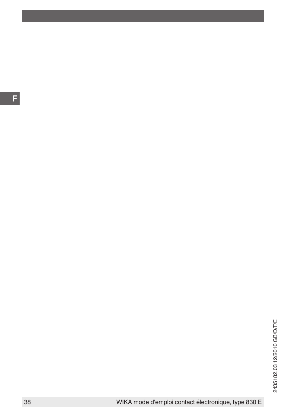 WIKA 851 User Manual | Page 38 / 52