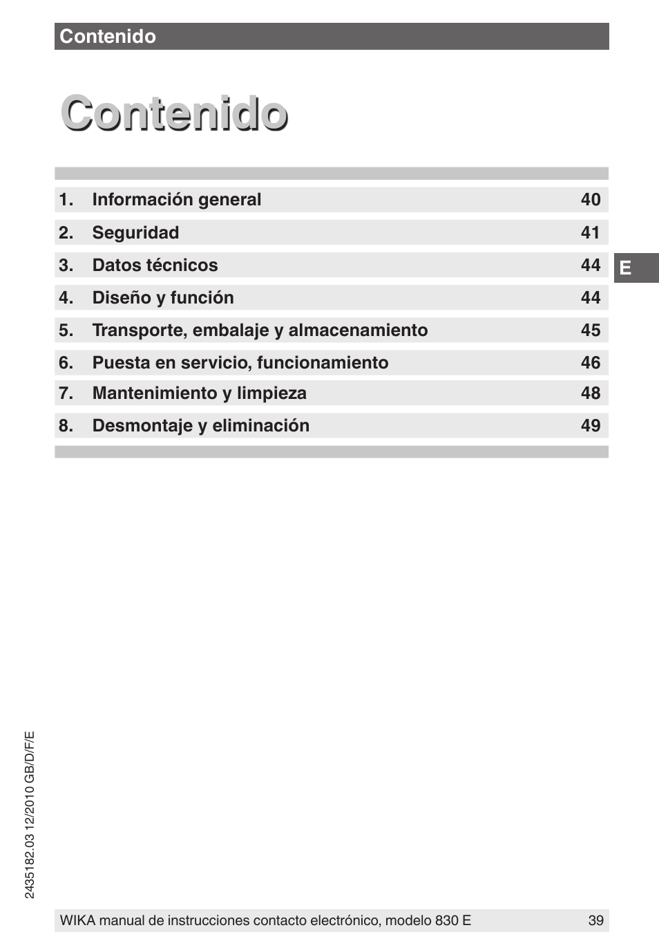 WIKA 851 User Manual | Page 39 / 52