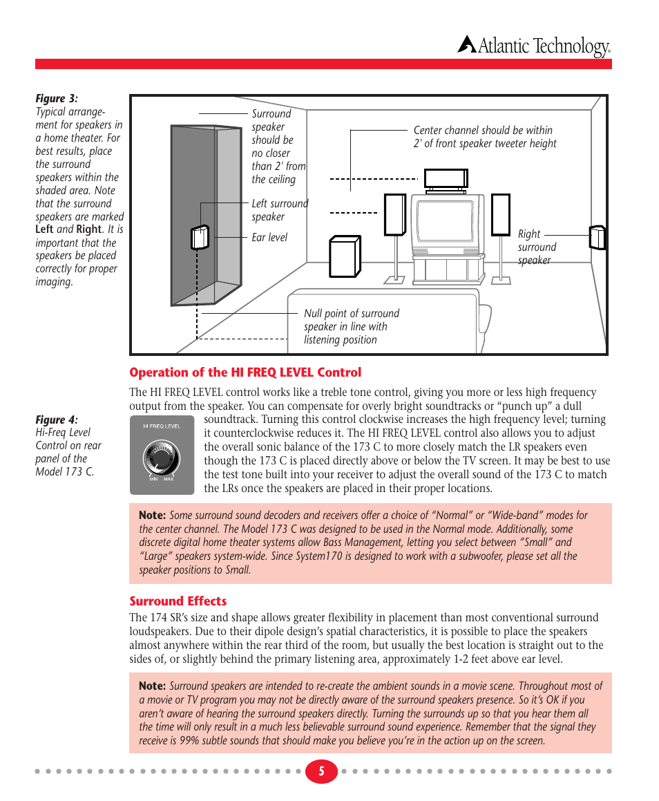 Atlantic technology | Atlantic Technology System 170 User Manual | Page 5 / 8