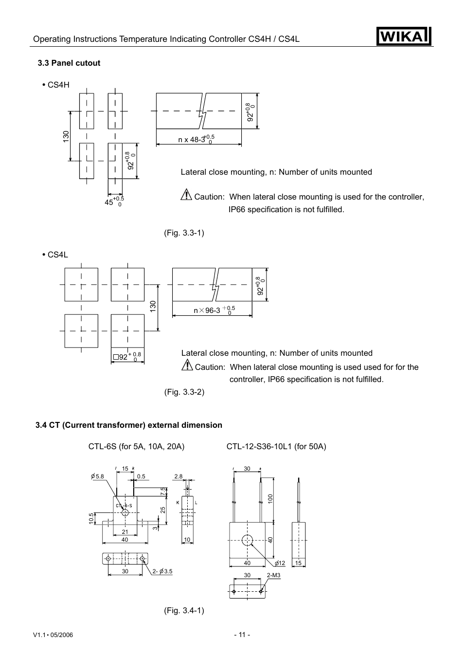 WIKA CS4L User Manual | Page 11 / 50