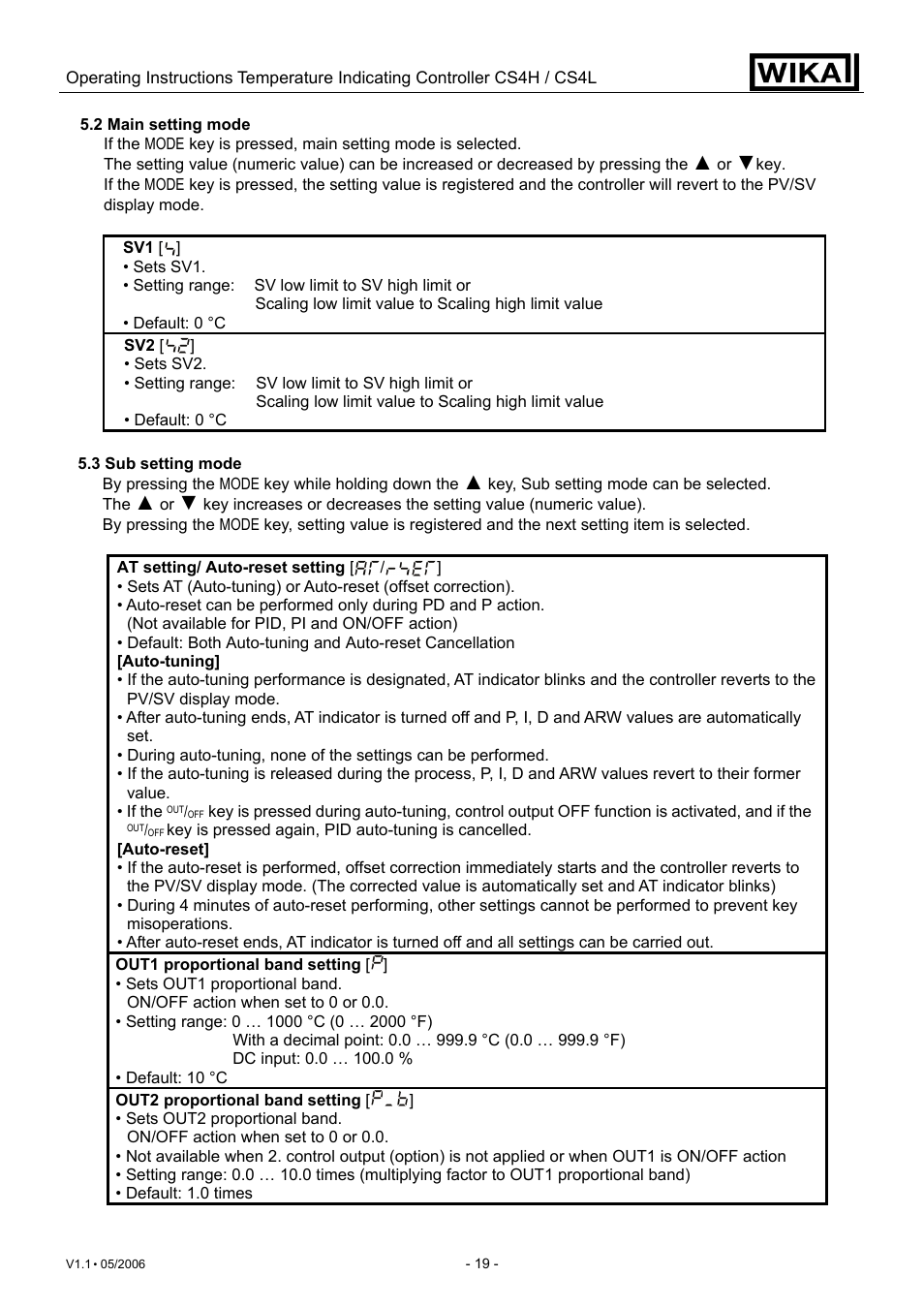 WIKA CS4L User Manual | Page 19 / 50