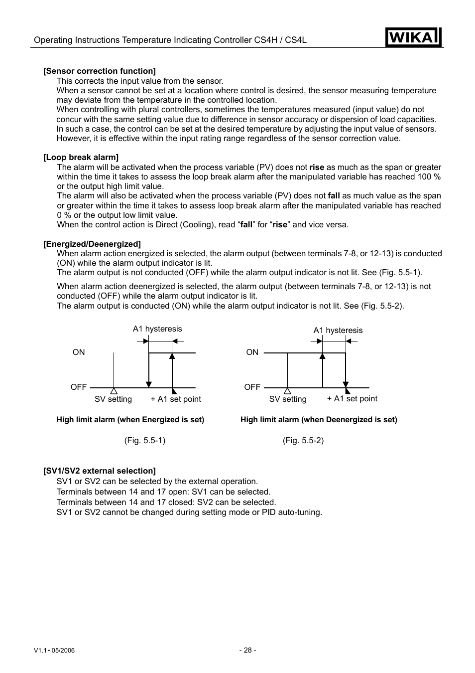 WIKA CS4L User Manual | Page 28 / 50