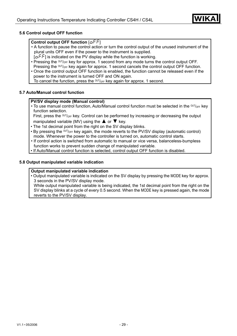 WIKA CS4L User Manual | Page 29 / 50