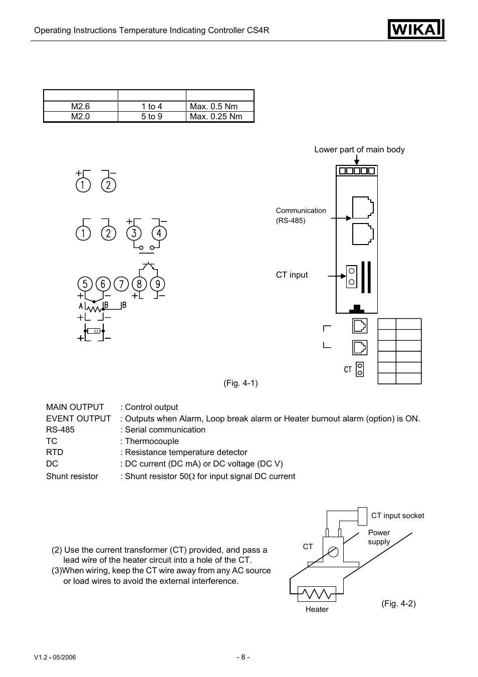 WIKA CS4R User Manual | Page 8 / 31