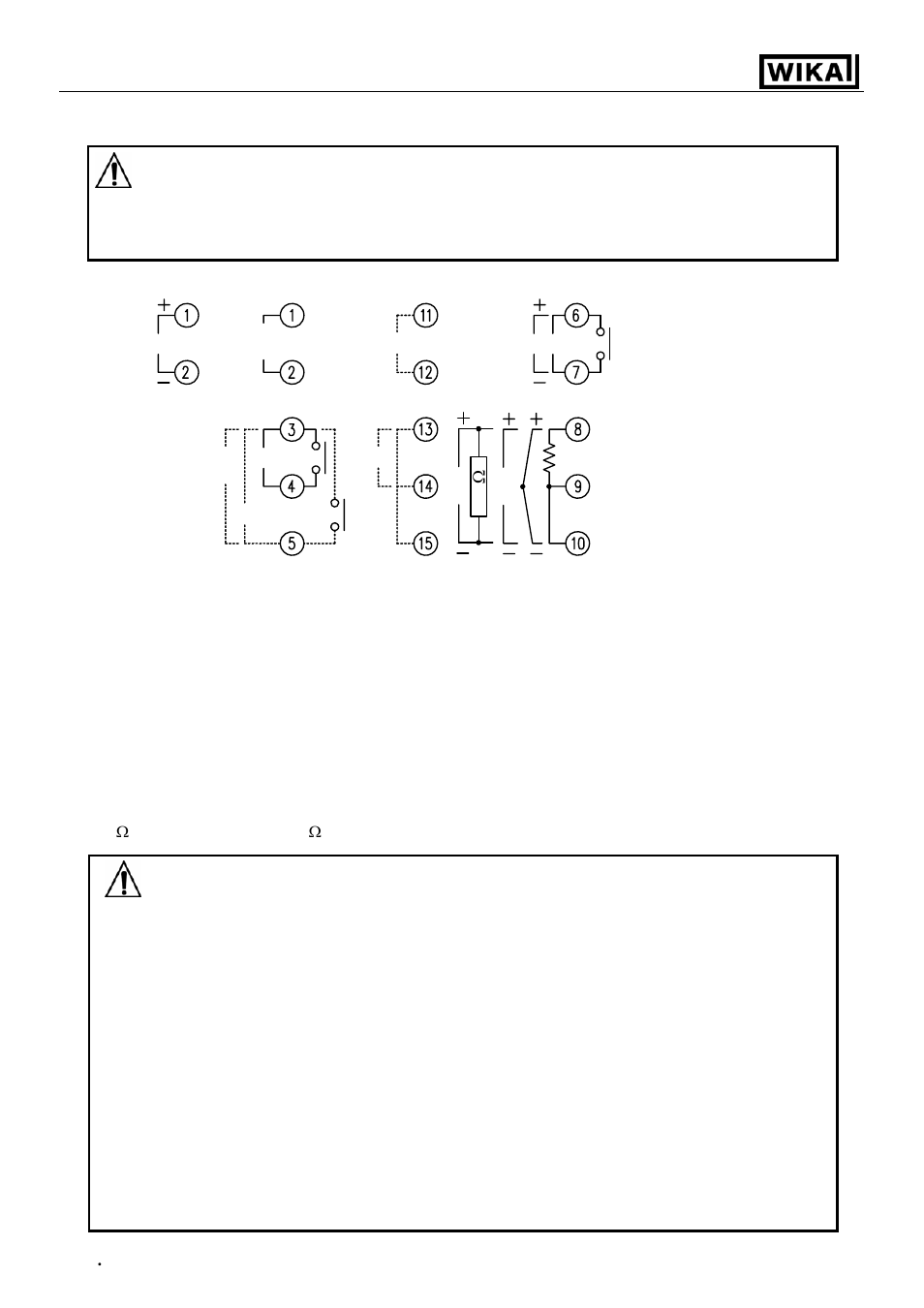 Warning, Notice | WIKA CS4S User Manual | Page 10 / 34