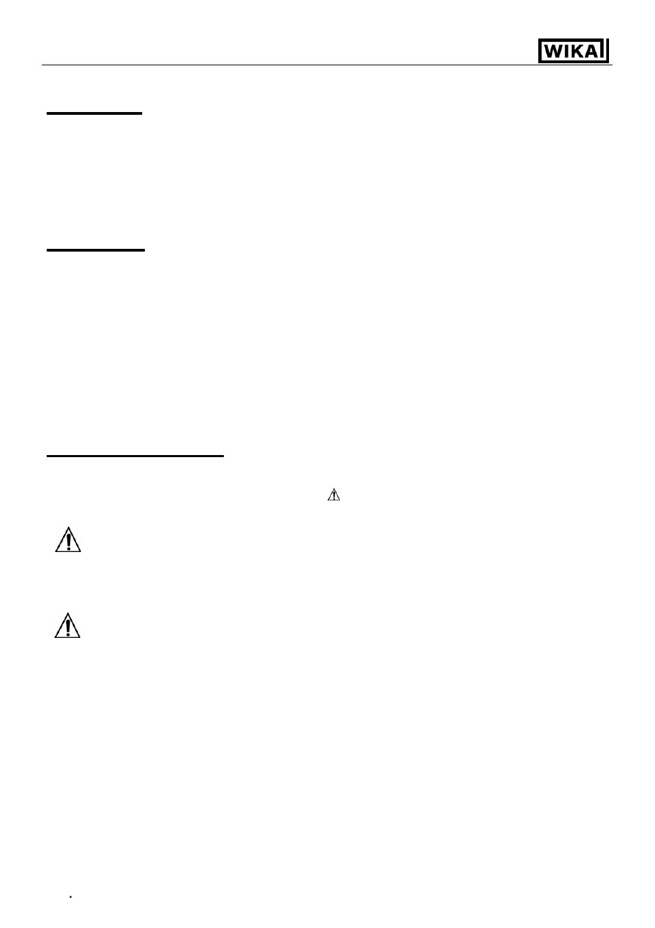Preface, Caution, Warning | Safety precautions | WIKA CS4S User Manual | Page 2 / 34