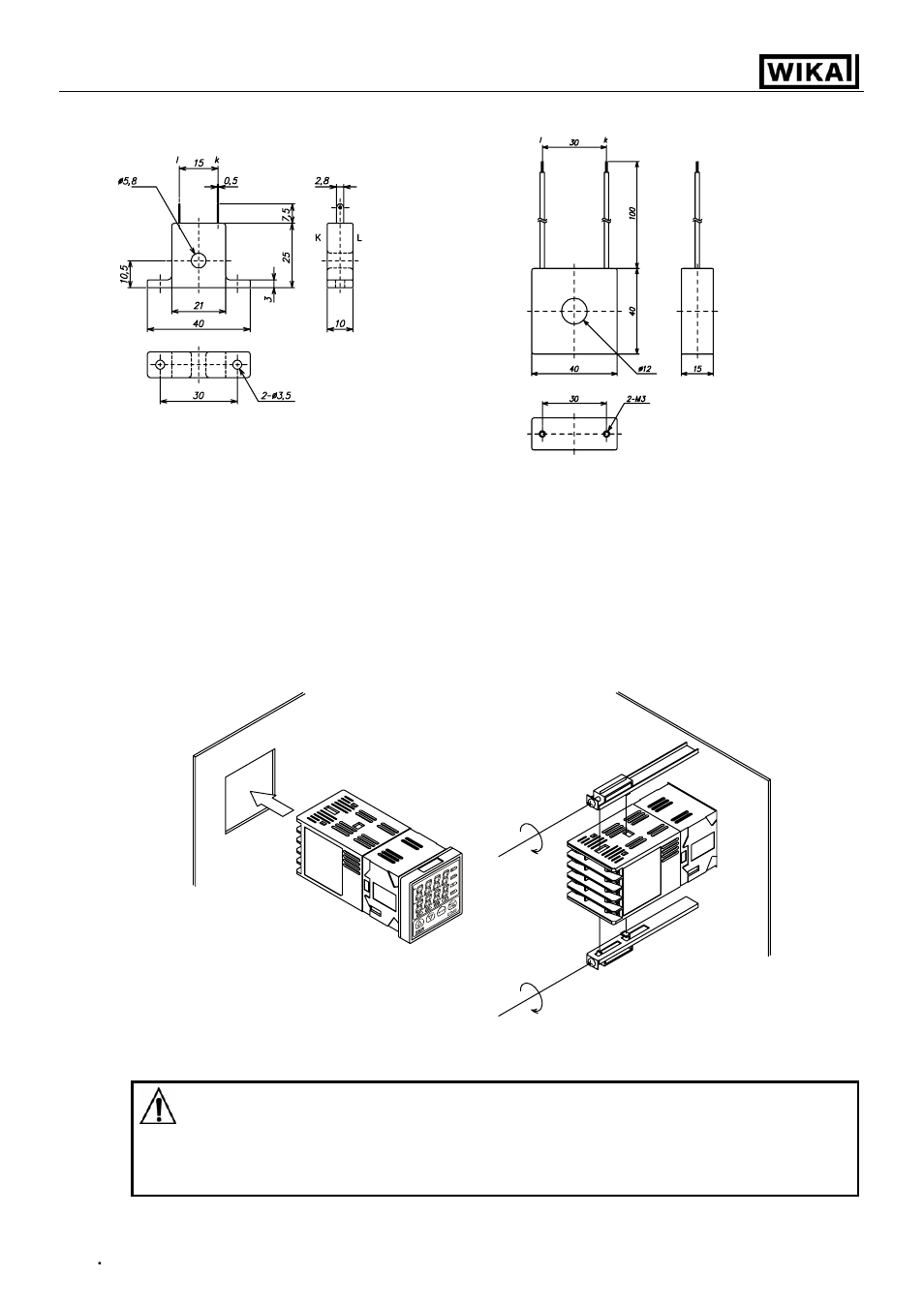 Warning | WIKA CS4S User Manual | Page 9 / 34
