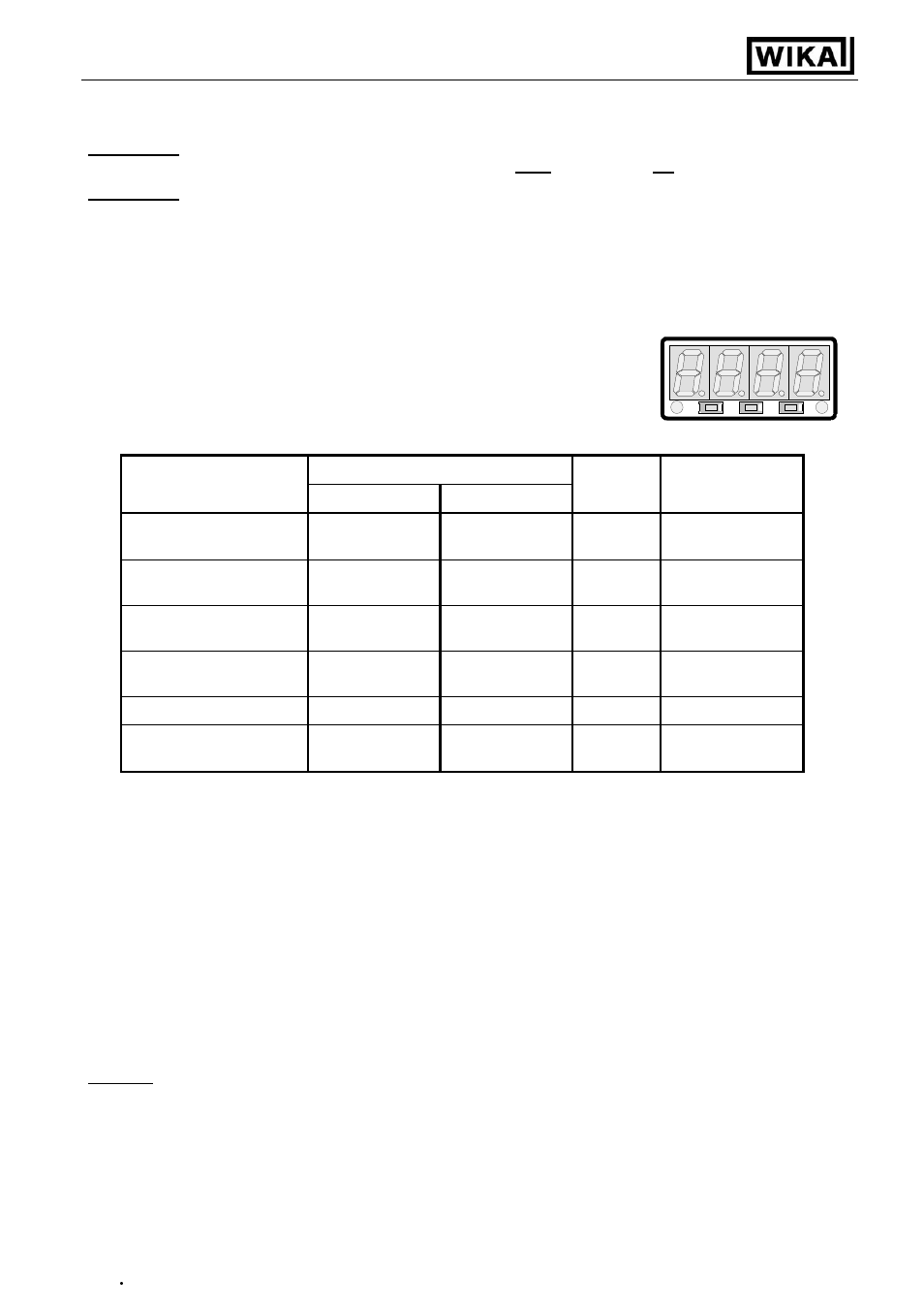 Switchpoints resp. alarm-boundaries, Operating instructions digital indicator di15, 2-point-controller, 3-point-controller | WIKA DI15 User Manual | Page 21 / 28