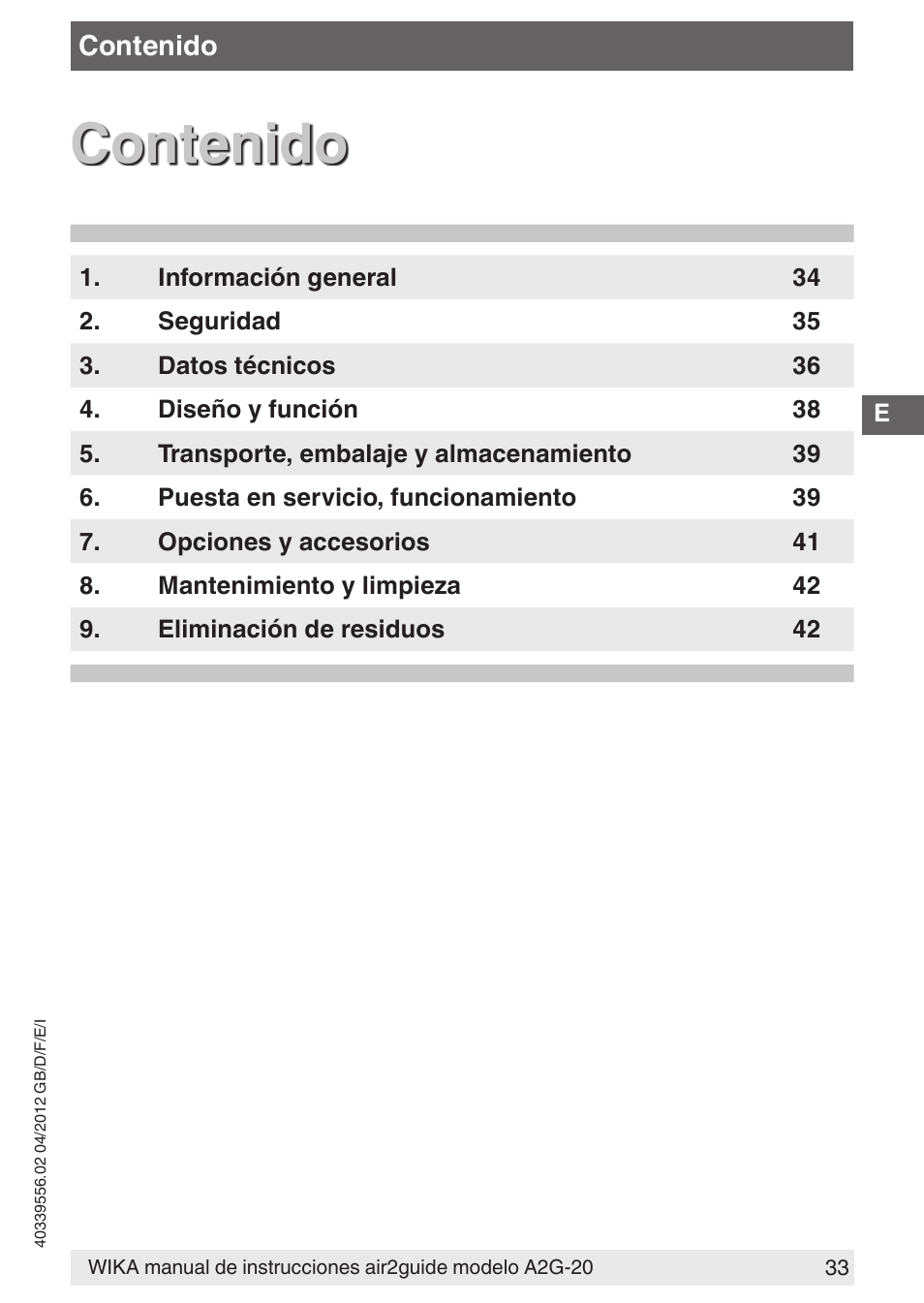 WIKA A2G-20 User Manual | Page 33 / 52